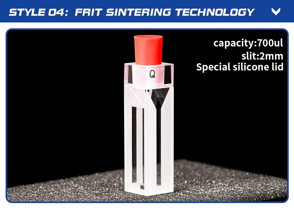 Quartz Closed Colorimetric Dish Acid and Alkali Resistance | LABSHOPX