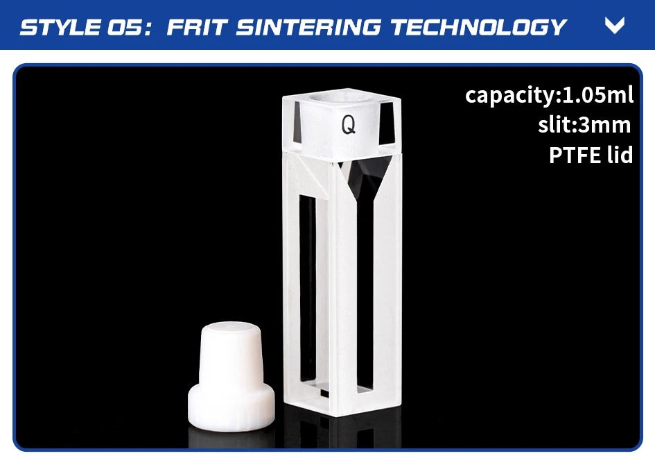 Quartz Closed Colorimetric Dish Acid and Alkali Resistance | LABSHOPX