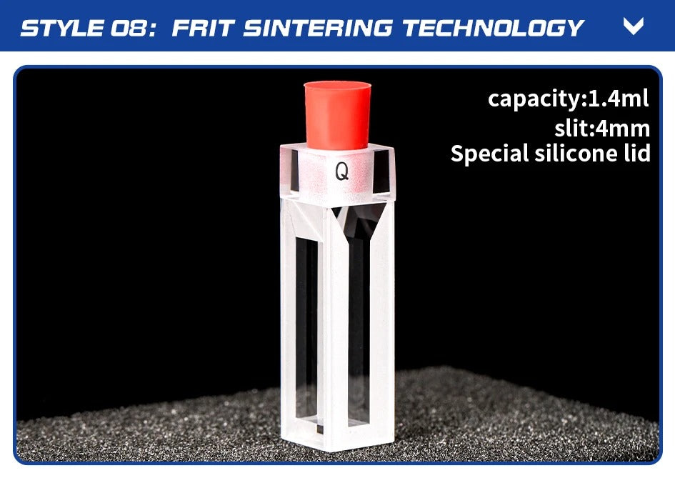 Quartz Closed Colorimetric Dish Acid and Alkali Resistance | LABSHOPX