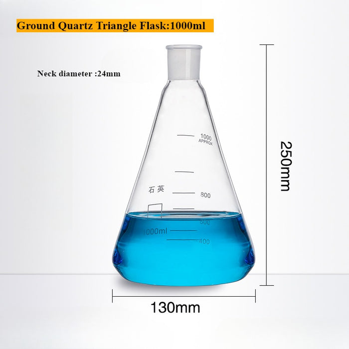 Quartz Conical Flask Quartz Volumetric Flask Erlenmeyer Flask| LABSHOPX