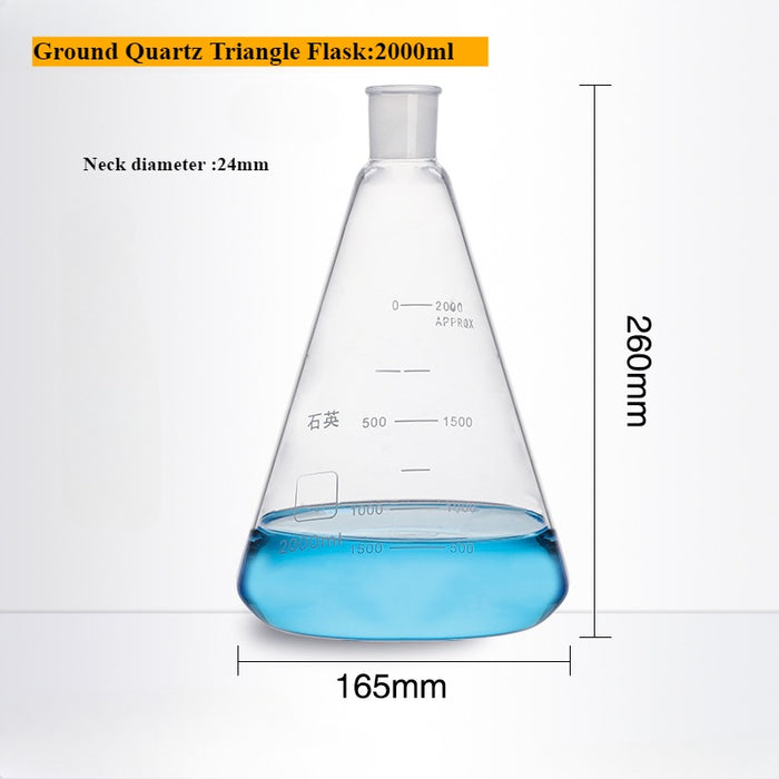 Quartz Conical Flask Quartz Volumetric Flask Erlenmeyer Flask| LABSHOPX