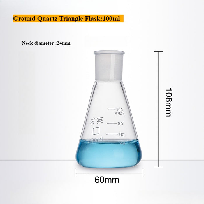 Quartz Conical Flask Quartz Volumetric Flask Erlenmeyer Flask| LABSHOPX