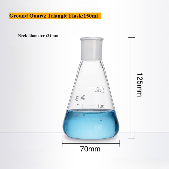 Quartz Conical Flask Quartz Volumetric Flask Erlenmeyer Flask| LABSHOPX