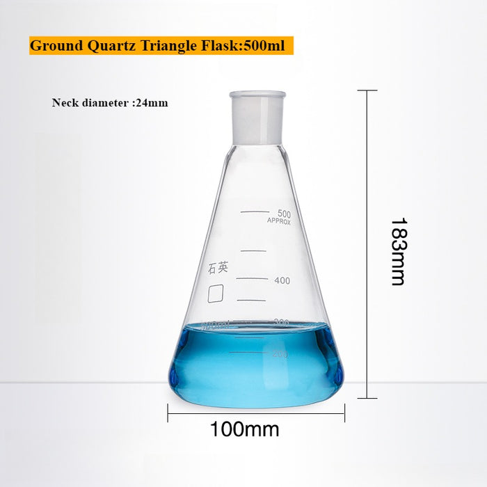 Quartz Conical Flask Quartz Volumetric Flask Erlenmeyer Flask| LABSHOPX