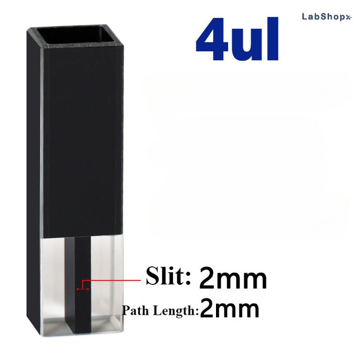 Quartz Cuvette  Black Lucifuge Cells Colorimetric Cuvette | LABSHOPX