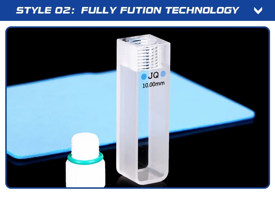 3.5ml Quartz Cuvette Cell with Screw Cap Sealed Cuvette10mm | LABSHOPX