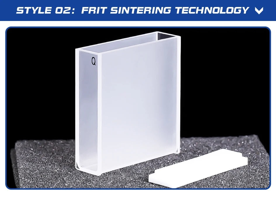 Quartz Cuvette with Lid 40mm UV Spectrophotometer Cuvette | LABSHOPX