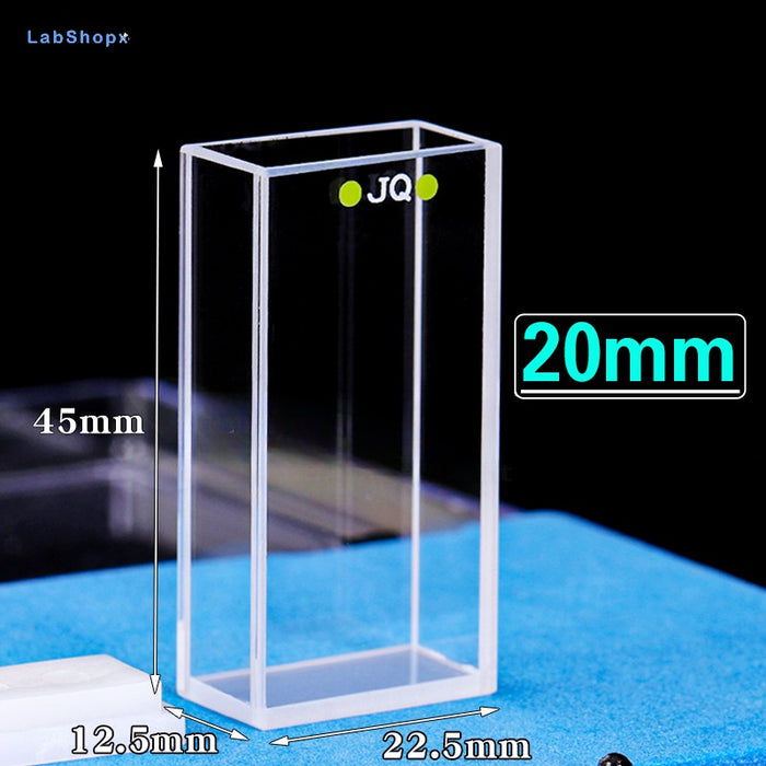 Quartz Cuvettes Five Polished Windows Fluorescence Detection Cells | LABSHOPX