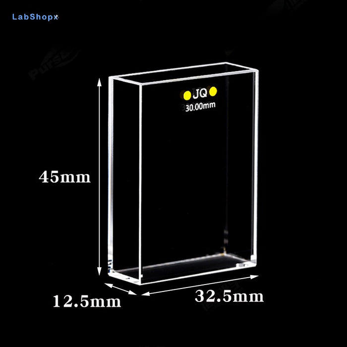 Quartz Cuvettes Five Polished Windows Fluorescence Detection Cells | LABSHOPX