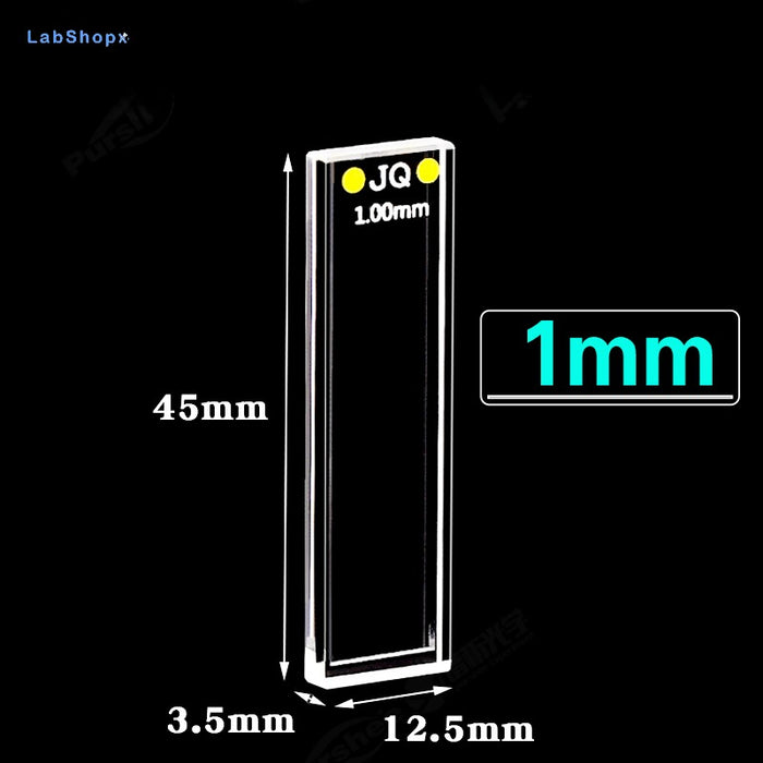 Quartz Cuvettes Five Polished Windows Fluorescence Detection Cells | LABSHOPX