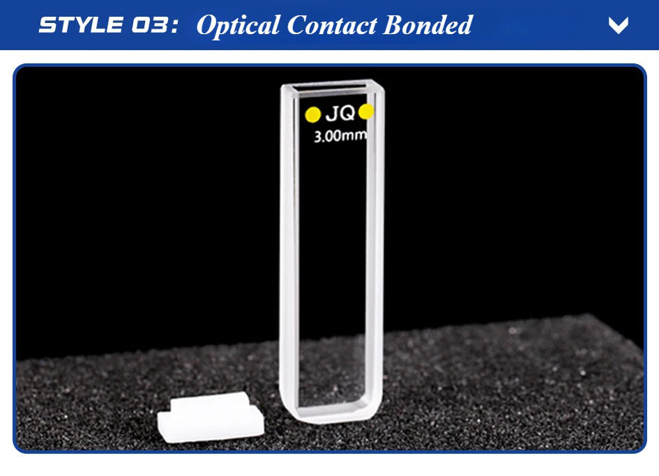 1.05ml Quartz Cuvettes with Lid 3mm Quartz Cells | LABSHOPX