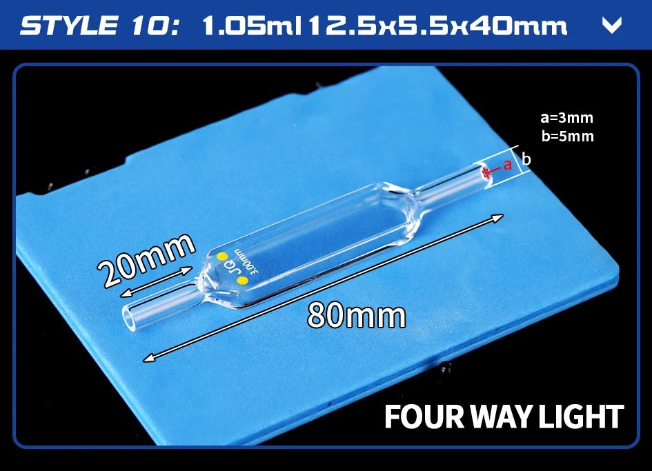 Quartz Flow Cuvette Variety of Styles Good Fluidity Complete| Labshopx