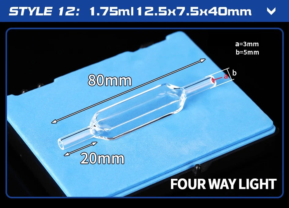 Quartz Flow Cuvette Variety of Styles Good Fluidity Complete| Labshopx