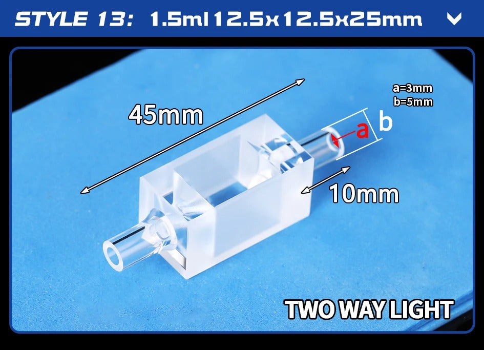 Quartz Flow Cuvette Variety of Styles Good Fluidity Complete| Labshopx