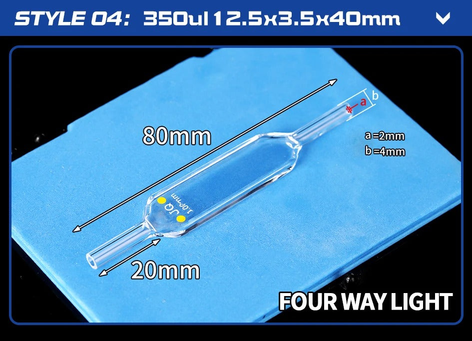 Quartz Flow Cuvette Variety of Styles Good Fluidity Complete| Labshopx