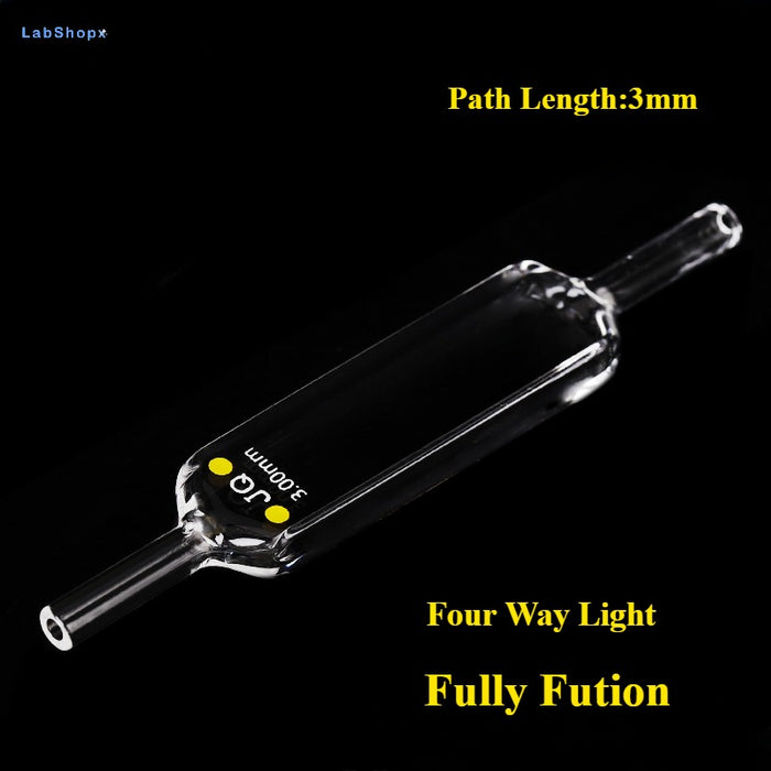 Quartz Flow Cuvette Brownloo Quartz Flow Cells Two Ends Open| Labshopx