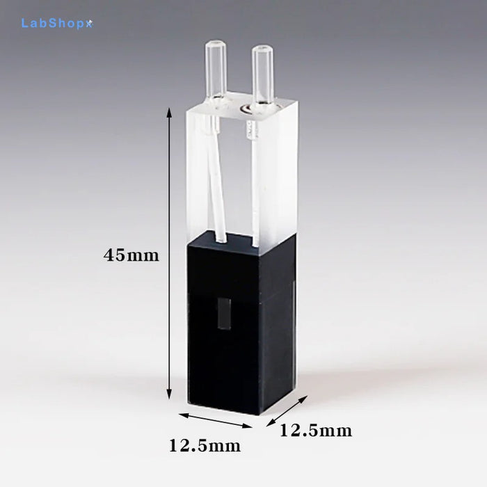 100ul Quartz Flow Cuvette with Glass Tube 10mm Quartz Cell | Labshopx
