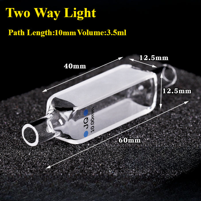 700ul Quartz Flow Cuvettes Cells 2mm Two Way Light | Labshopx