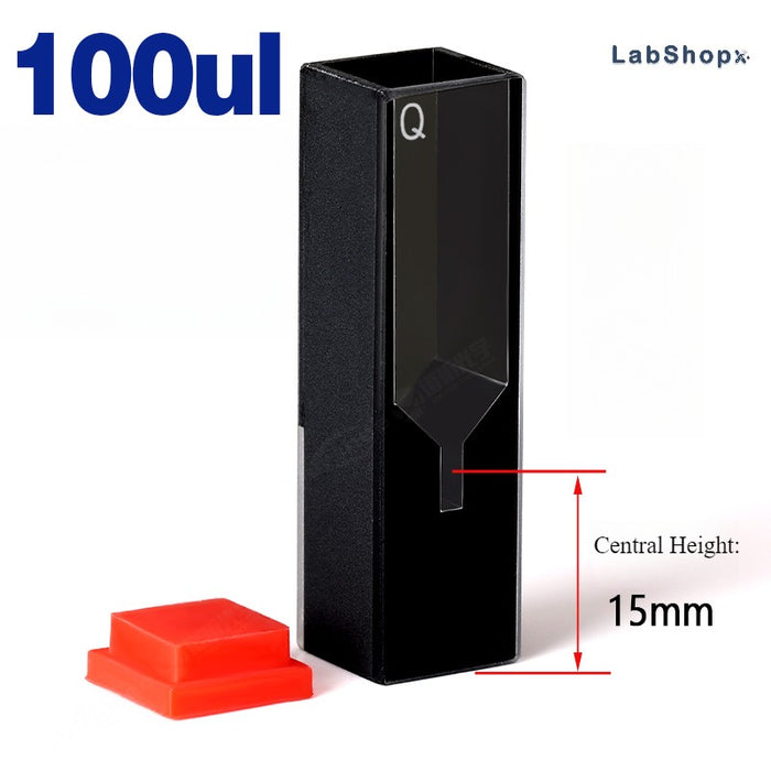 Quartz Fluorescence Cuvette 10mm Quartz Cell Two Way Light | LABSHOPX
