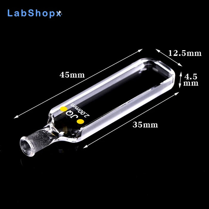 Quartz Fluorescence Cuvette Cells with PTFE Stopper | LABSHOPX