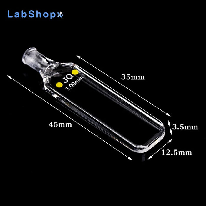 Quartz Fluorescence Cuvette Cells with PTFE Stopper | LABSHOPX