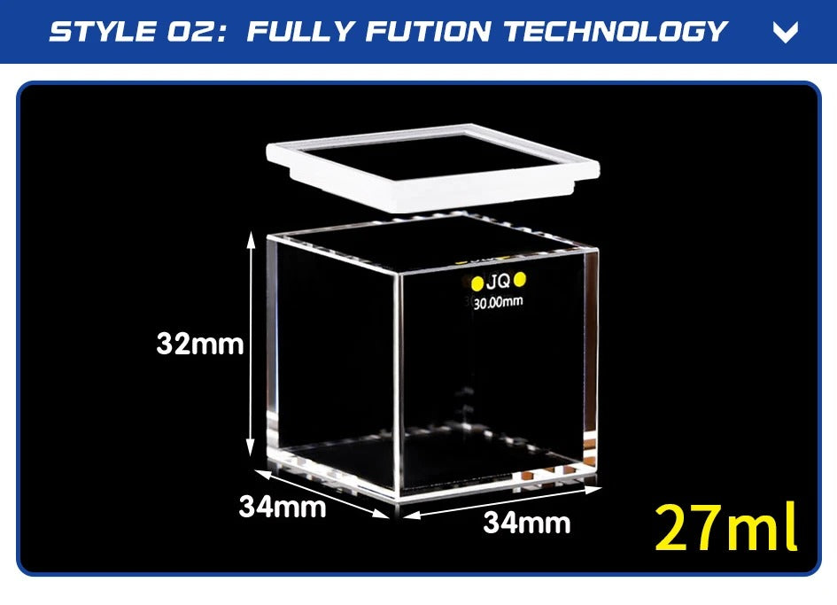 Quartz Fluorescence Reaction Cuvettes UV Spectrophotometer | LABSHOPX