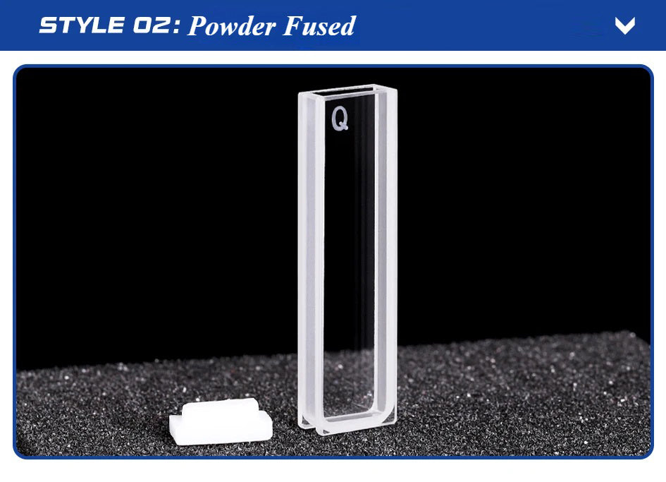 1.05ml Quartz Cuvettes with Lid 3mm Quartz Cells | LABSHOPX