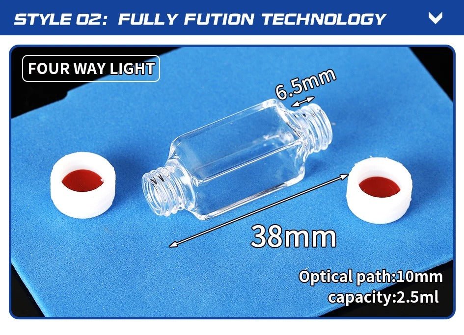 Quartz Fluorescent Flow Colorimetric Dish Four-Way Light  | Labshopx