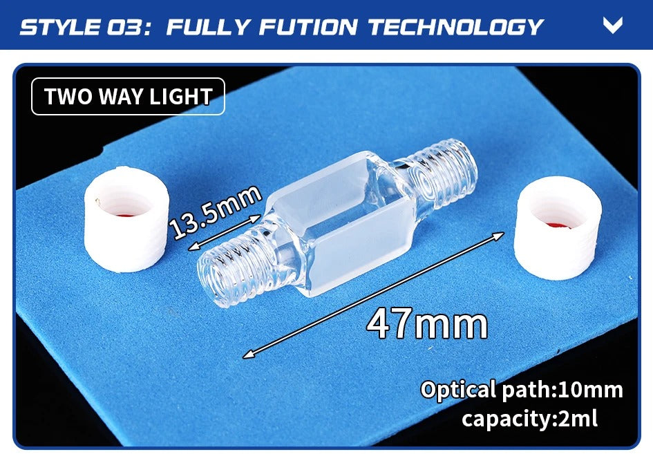 Quartz Fluorescent Flow Colorimetric Dish Four-Way Light  | Labshopx