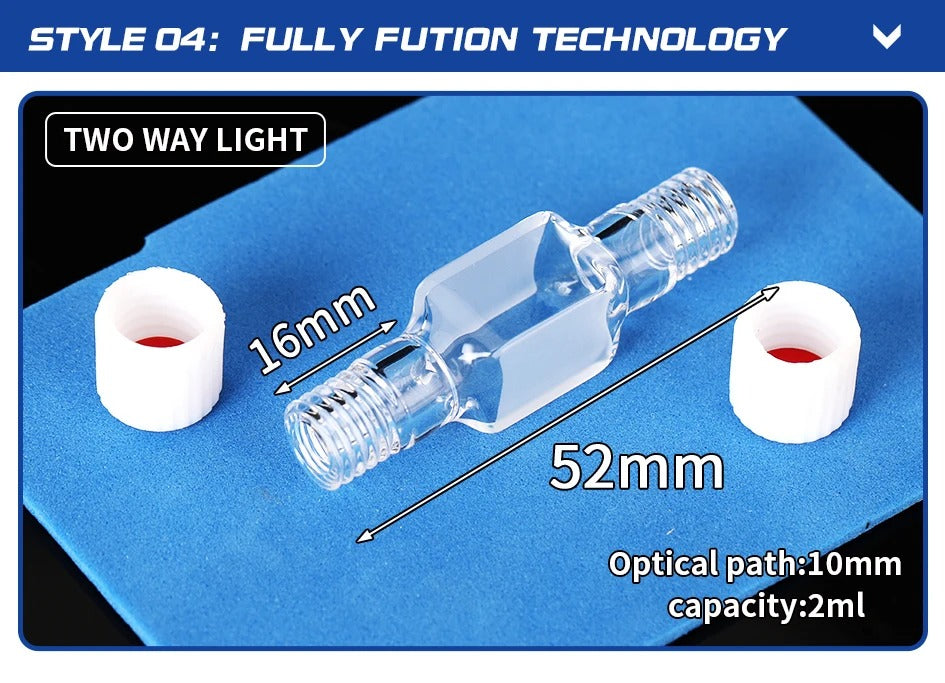 Quartz Fluorescent Flow Colorimetric Dish Four-Way Light  | Labshopx