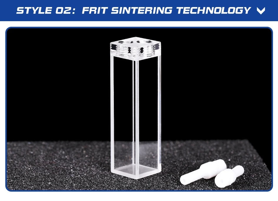 3.5ml Quartz Fluorometer Flow 10mm Cuvette Closed Cells10mm | LABSHOPX