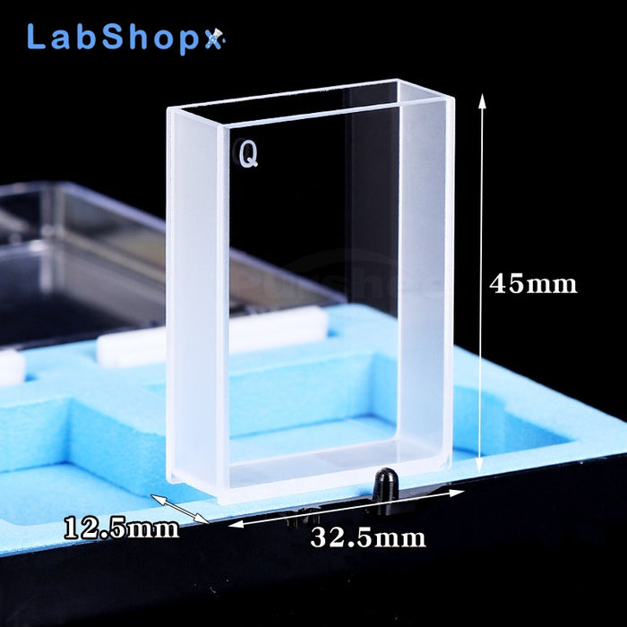 10.5ml Quartz Glass Cuvette Two Polished Windows | LABSHOPX