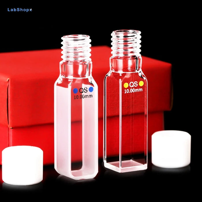 Quartz Spiral Cuvette 10mm EU Sealed Fluorescent Spiral Cell| Labshopx