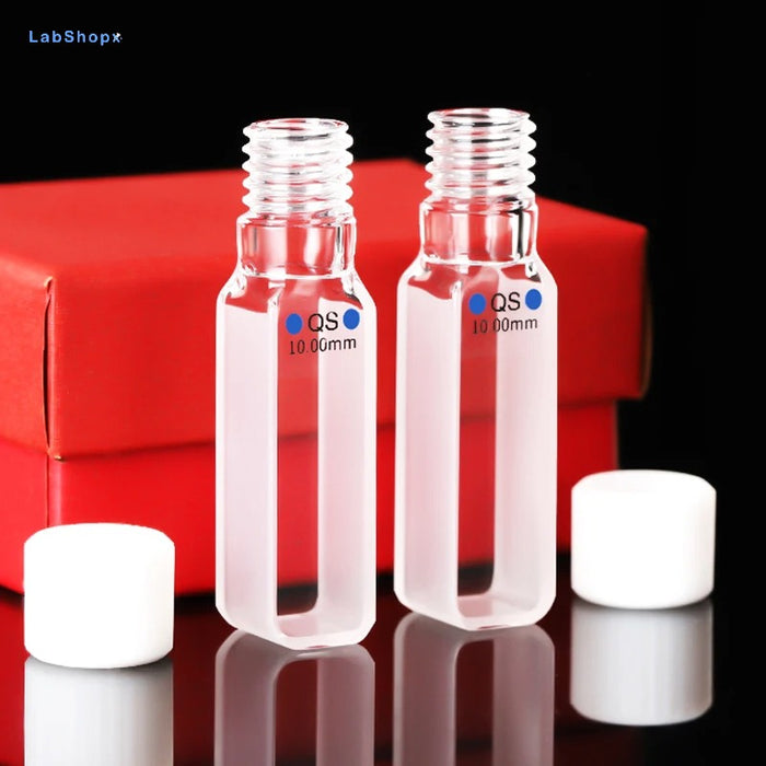 Quartz Spiral Cuvette 10mm EU Sealed Fluorescent Spiral Cell| Labshopx