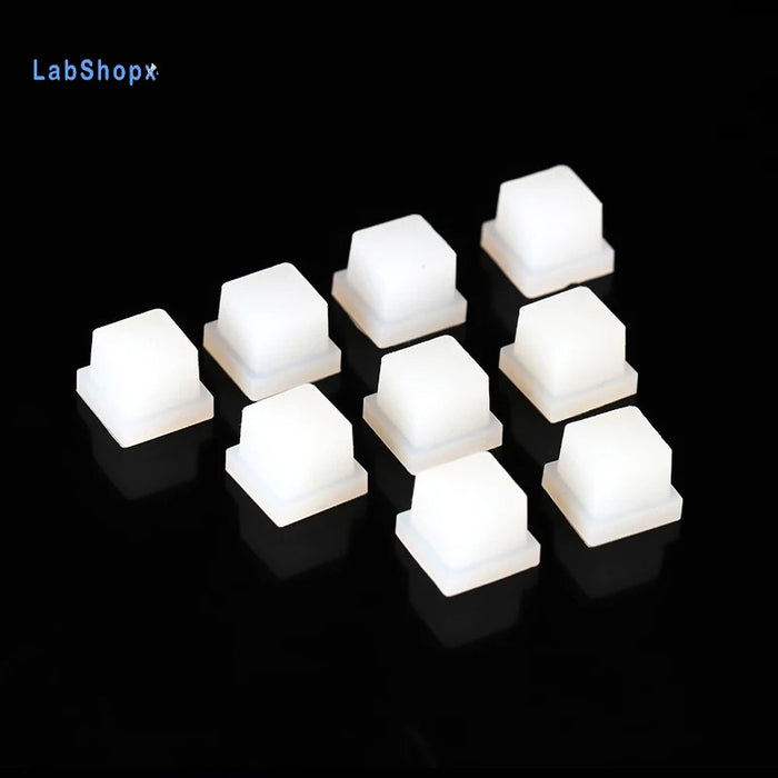 10pcs Silicone Stopper Cuvettes Cover for Glass Quartz Cuvette | LABSHOPX