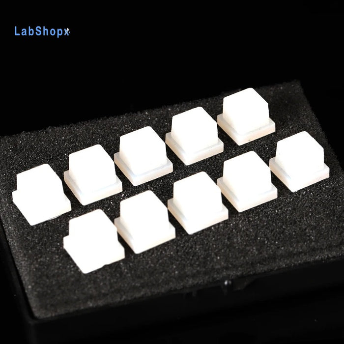 10pcs Silicone Stopper Cuvettes Cover for Glass Quartz Cuvette | LABSHOPX