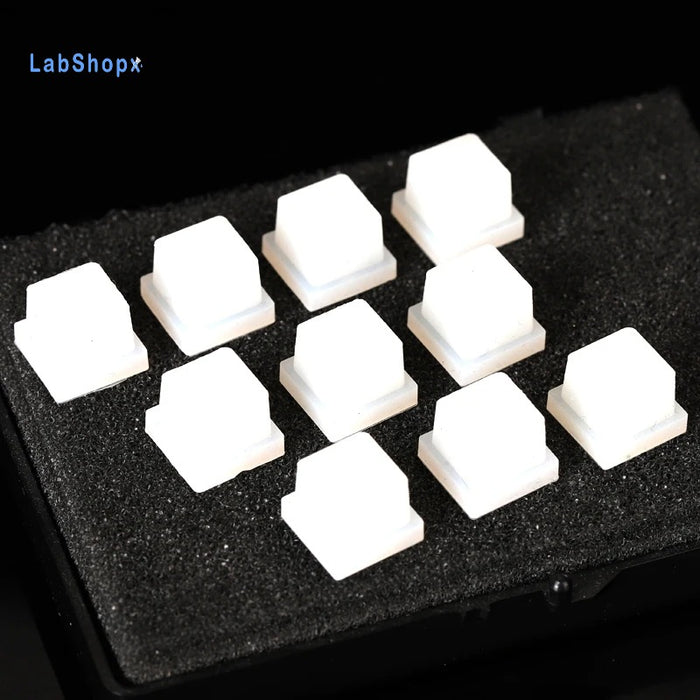 10pcs Silicone Stopper Cuvettes Cover for Glass Quartz Cuvette | LABSHOPX