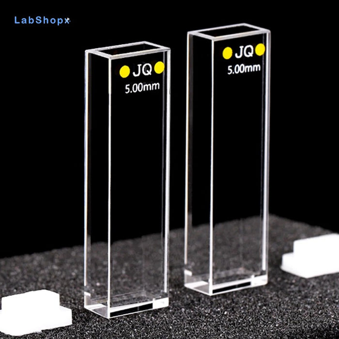 1.75ml Standard Quartz Cuvettes Fluorescence Cell with Lid 5mm | LABSHOPX