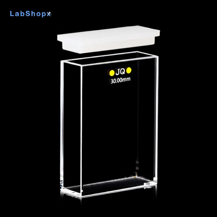 Standard Quartz Cuvettes Fluorescence Quartz Cells with Lid  | LABSHOPX