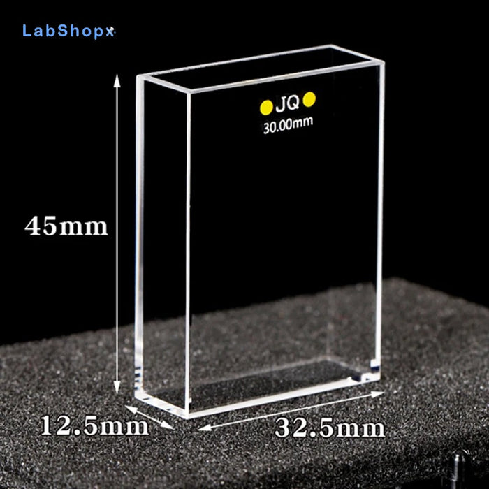 Standard Quartz Cuvettes Fluorescence Quartz Cells with Lid  | LABSHOPX