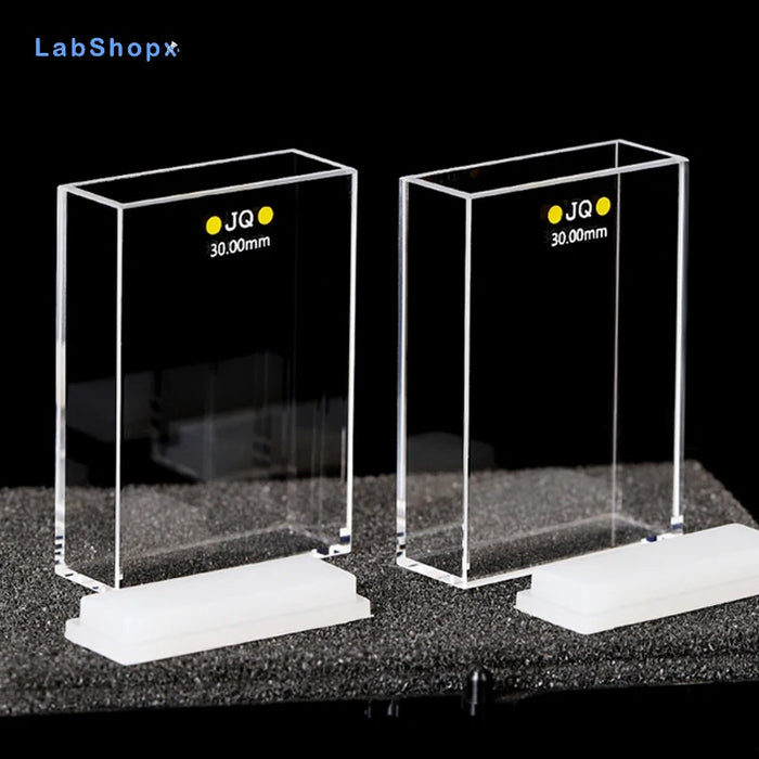 Standard Quartz Cuvettes Fluorescence Quartz Cells with Lid  | LABSHOPX