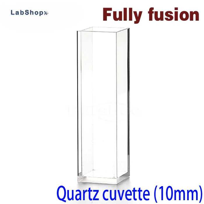 Standard Quartz Fluorescence 10mm Quartz Cells with Lid  | LABSHOPX