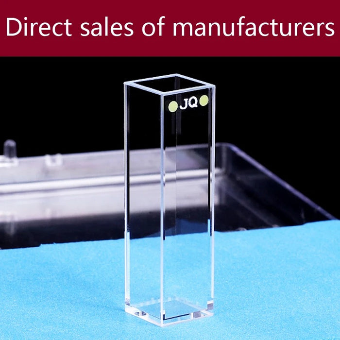 Standard Quartz Fluorescence 10mm Quartz Cells with Lid  | LABSHOPX