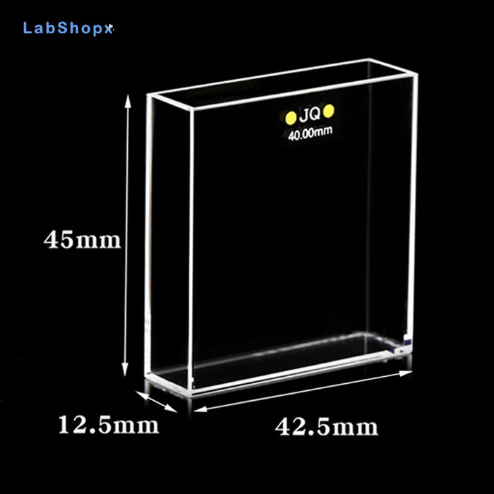 14ml Standard Quartz Fluorescence Quartz Cell with Lid  | LABSHOPX