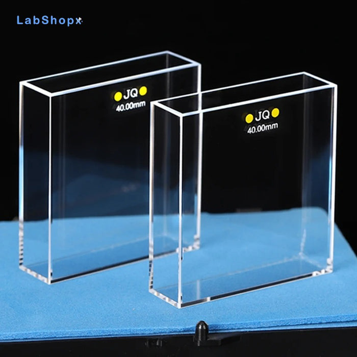 14ml Standard Quartz Fluorescence Quartz Cell with Lid  | LABSHOPX