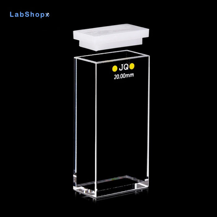 7ml Standard Quartz Fuorescence Quartz Cells with Lid 20mm  | LABSHOPX