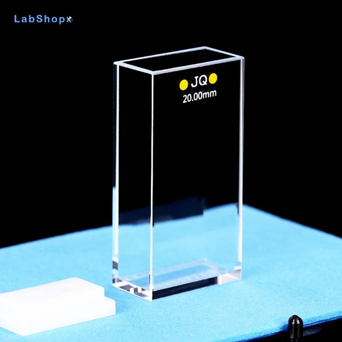 7ml Standard Quartz Fuorescence Quartz Cells with Lid 20mm  | LABSHOPX