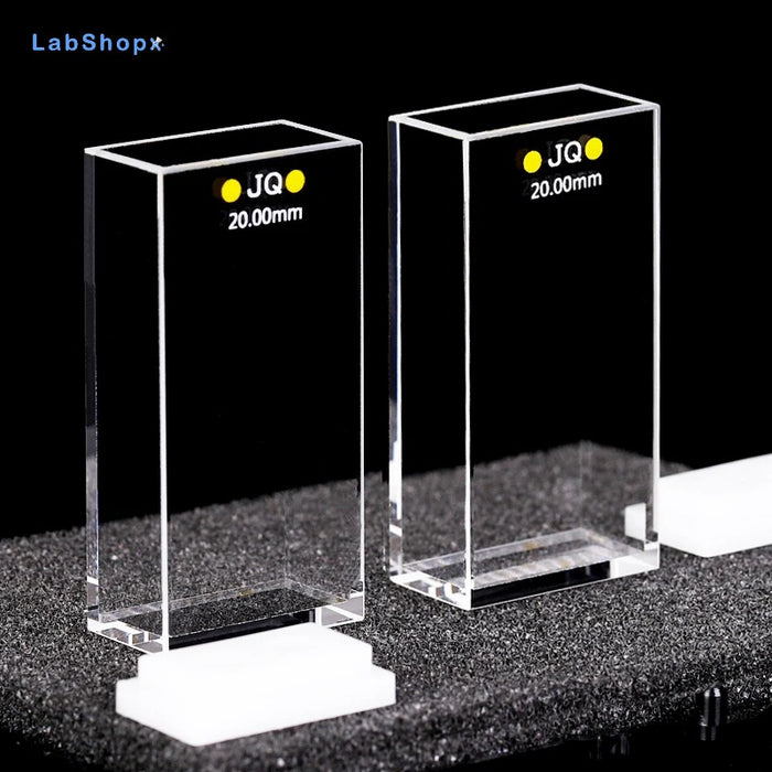 7ml Standard Quartz Fuorescence Quartz Cells with Lid 20mm  | LABSHOPX