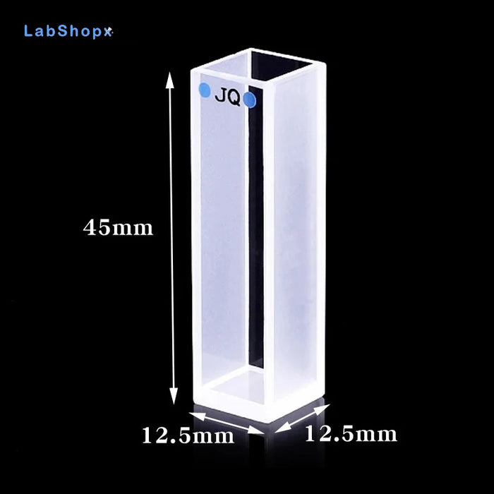3.5ml Standard UV Quartz Cell with Lid and Leve bottom 10mm | LABSHOPX