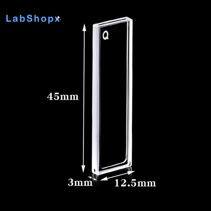 Standard Quartz Cuvettes 0.5mm Quartz Cells No lid | LABSHOPX